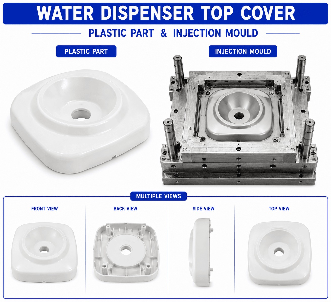 Water Dispenser Plastic Top Cover